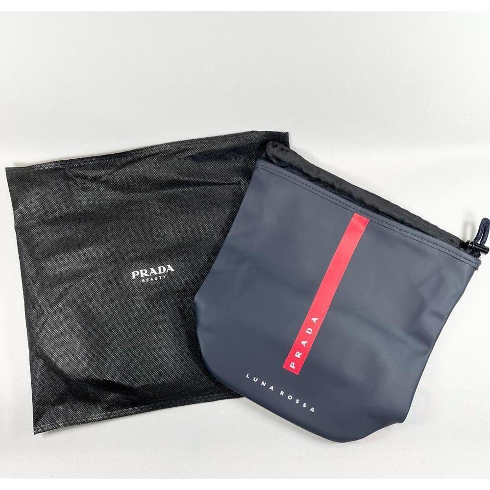 Prada Luna Rossa drawstring bag fragrance cosmetic lines